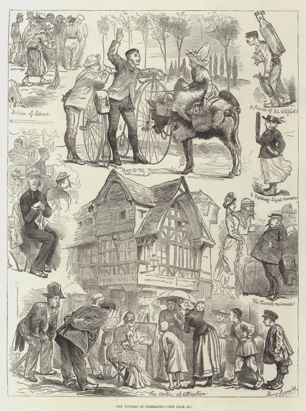 Le touriste en Normandie - Harry Furniss