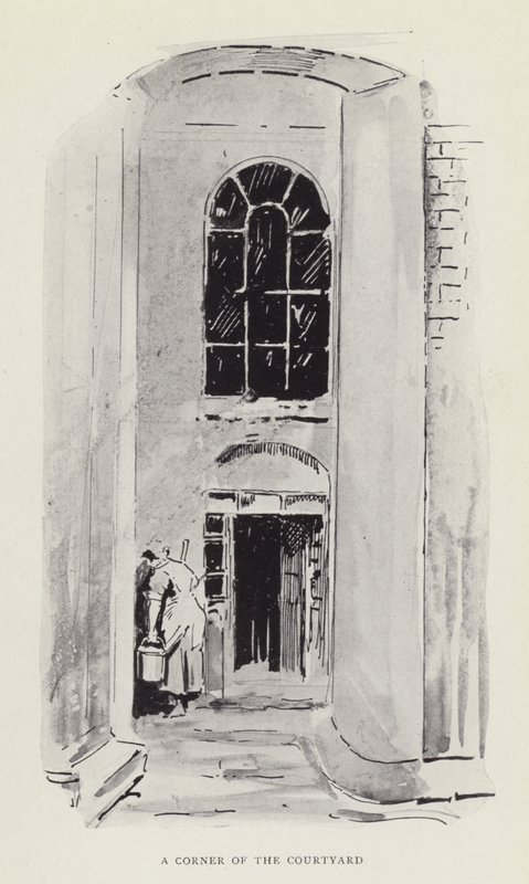 Un coin de la cour - Harry Furniss