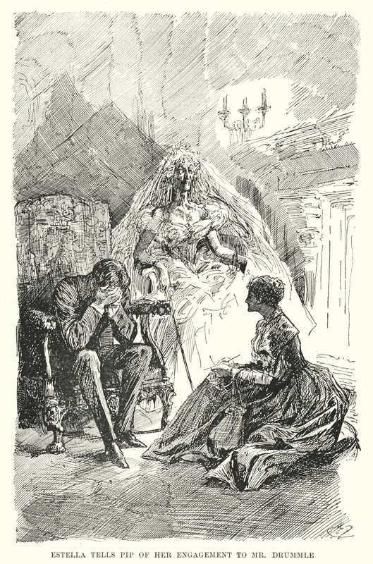 Illustration pour Les Grandes Espérances de Charles Dickens - Harry Furniss