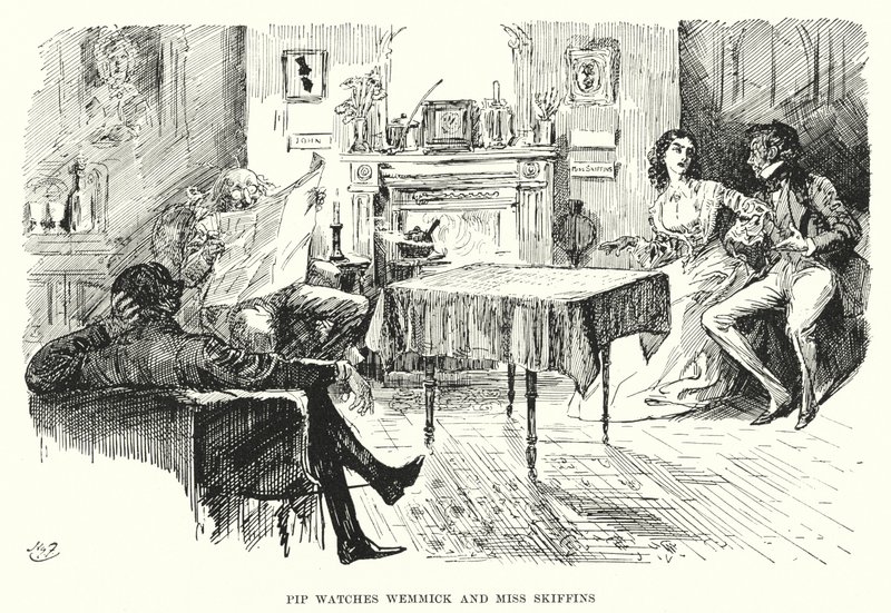 Illustration pour Les Grandes Espérances de Charles Dickens - Harry Furniss