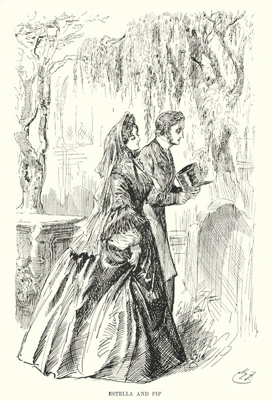 Illustration pour Les Grandes Espérances par Charles Dickens - Harry Furniss