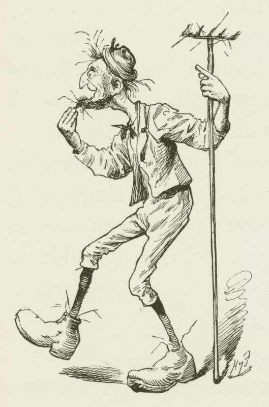 Illustration pour Sylvie et Bruno par Lewis Carroll - Harry Furniss