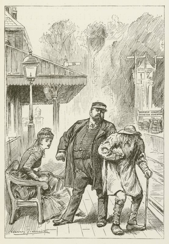Illustration pour Sylvie et Bruno par Lewis Carroll - Harry Furniss