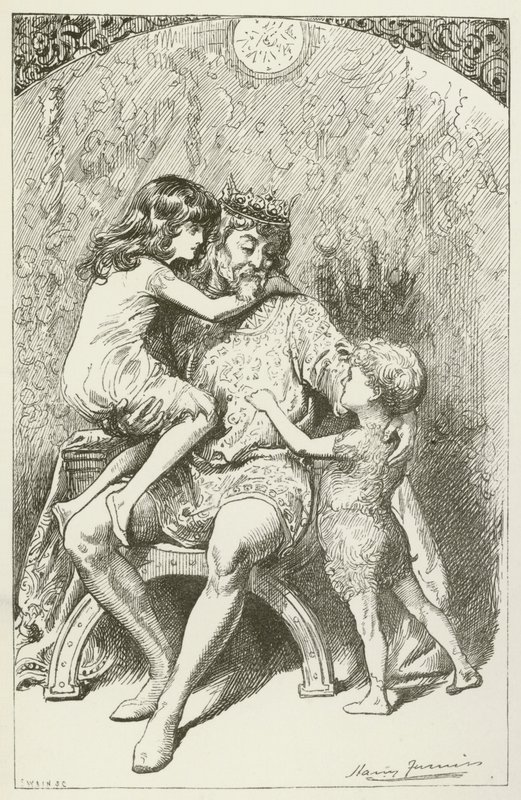 Illustration pour Sylvie et Bruno par Lewis Carroll - Harry Furniss