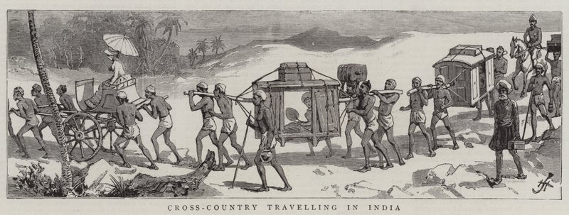Voyage à travers le pays en Inde - Harry Hamilton Johnston
