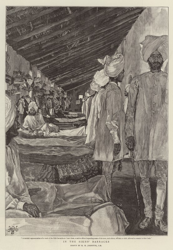 Dans les casernes des Sikhs - Harry Hamilton Johnston