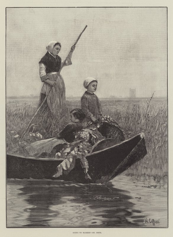 Aller au marché, Saint-Omer - Hector Caffieri