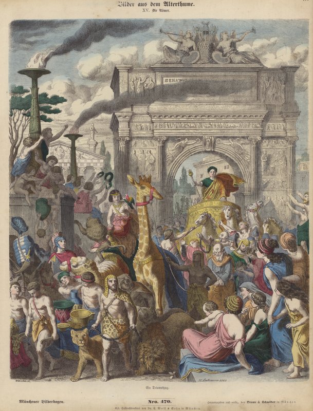 Un triomphe romain - Heinrich Leutemann