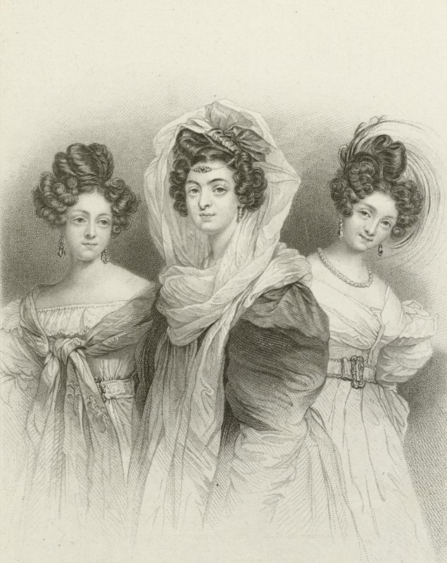 Trois beautés - Henri Grevedon