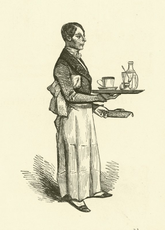 Le Serveur de Café - Henri Bonaventure (after) Monnier