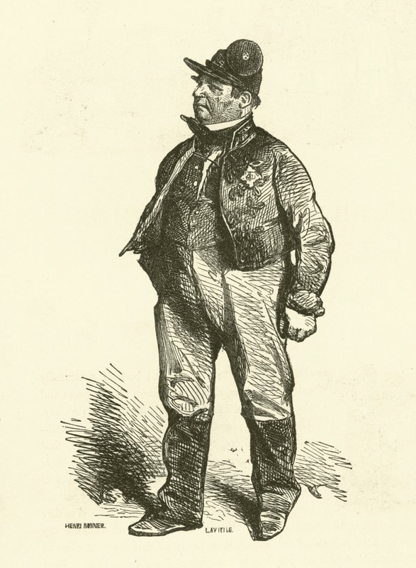 Le Conducteur de diligence - Henri Bonaventure (after) Monnier
