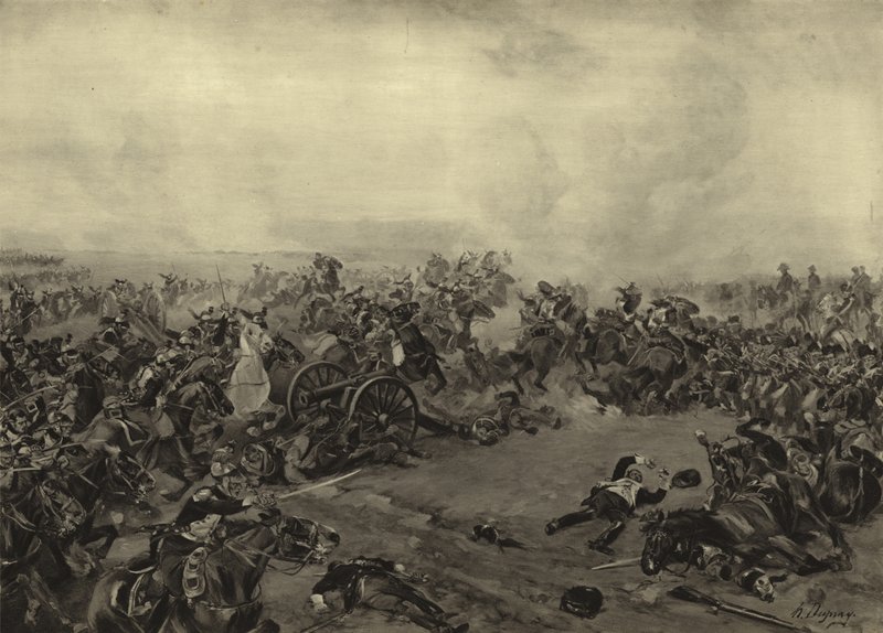 Bataille de Waterloo, 1815 - Henri Louis Dupray
