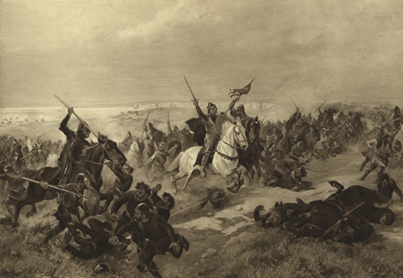 La Bataille de Hastings, 1066 - Henri Louis Dupray