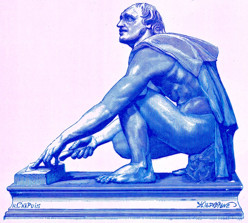 Le Meuleur, illustration de 