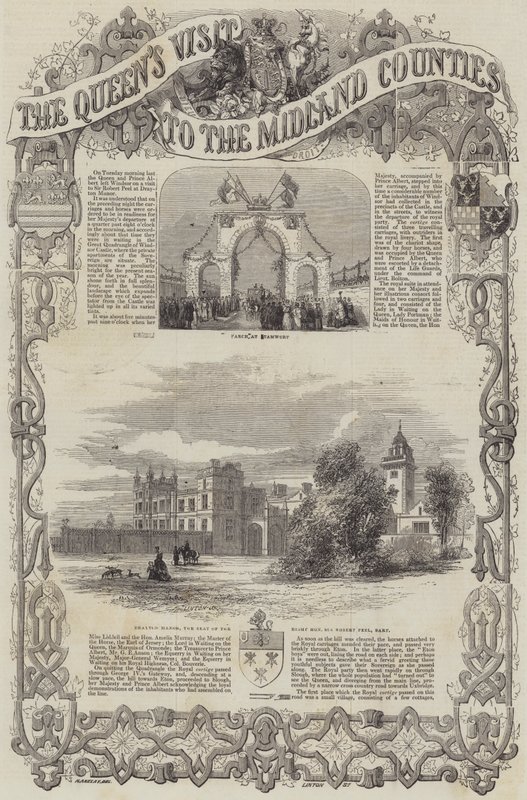 La Visite de la Reine aux Comtés du Midland - Henry Anelay