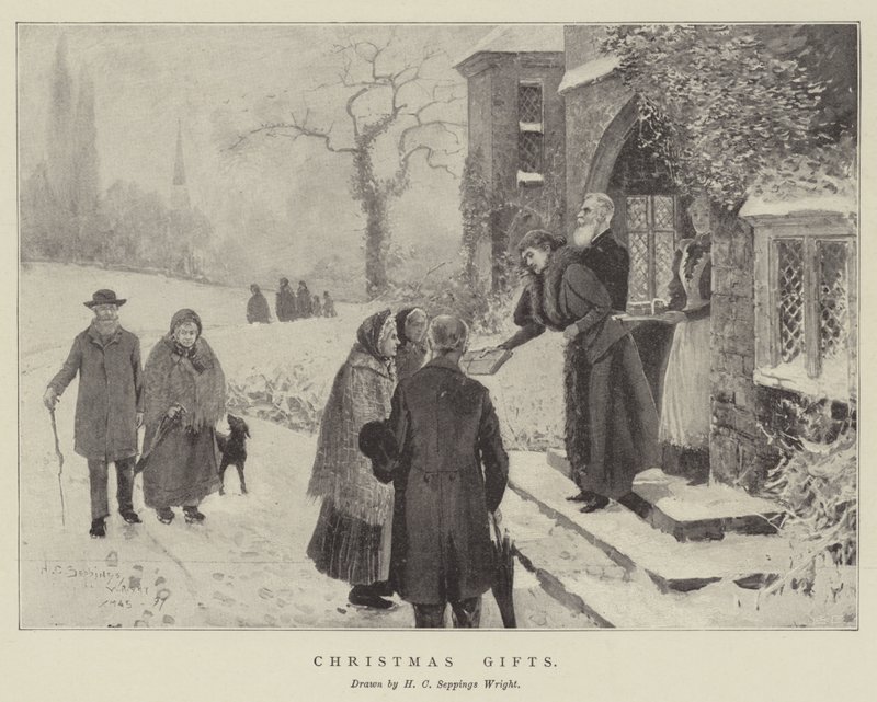 Cadeaux de Noël - Henry Charles Seppings Wright