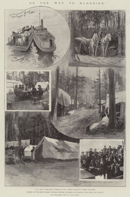 En route pour le Klondike - Henry Charles Seppings Wright
