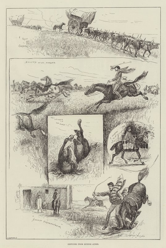 Croquis de Buenos Ayres - Henry Charles Seppings Wright