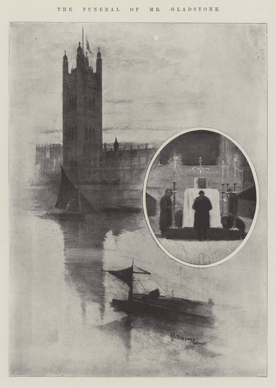 Les funérailles de M. Gladstone - Henry Charles Seppings Wright