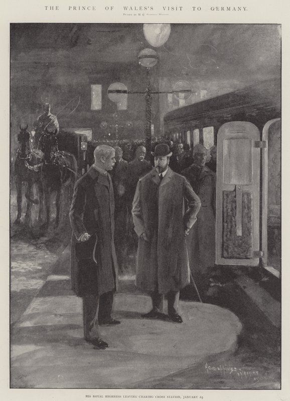 La Visite du Prince de Galles en Allemagne - Henry Charles Seppings Wright