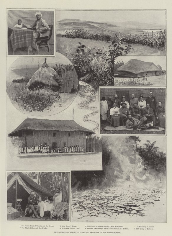 La révolte soudanaise en Ouganda, croquis dans le protectorat - Henry Charles Seppings Wright