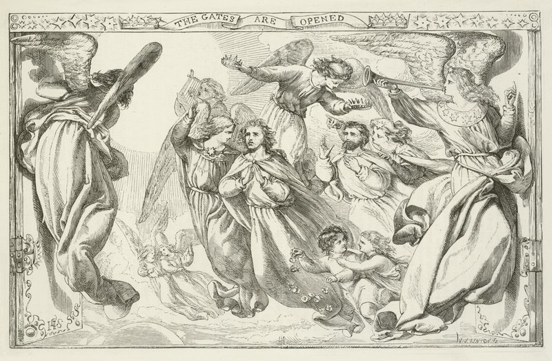Illustration pour Le Voyage du Pèlerin de John Bunyan - Henry Courtney Selous