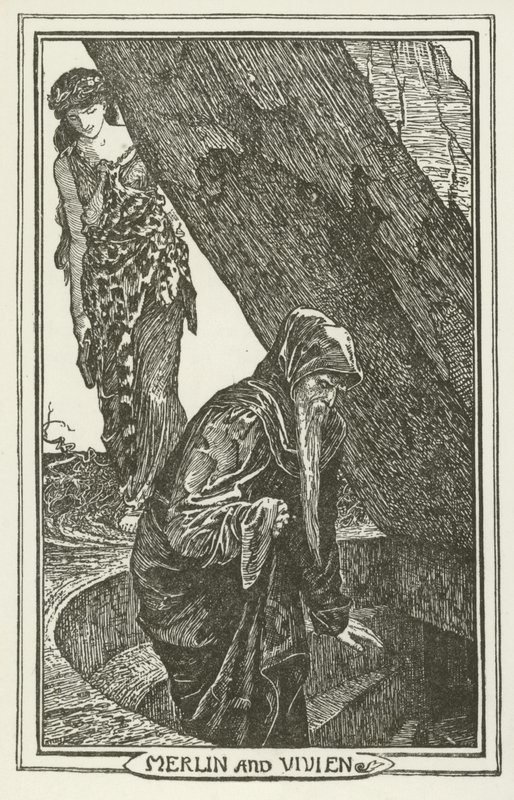 Merlin et Vivien - Henry Justice Ford