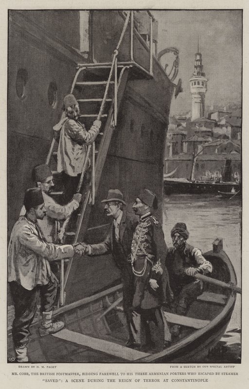 Sauvé, une scène pendant le règne de la terreur à Constantinople - Henry Marriott Paget
