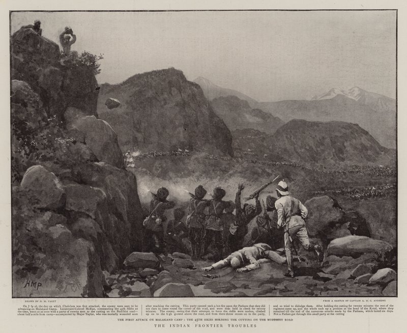 Les troubles à la frontière indienne - Henry Marriott Paget
