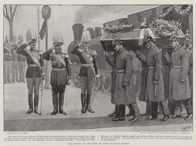 Feu le prince Alfred de Saxe-Cobourg et Gotha - Henry Marriott Paget
