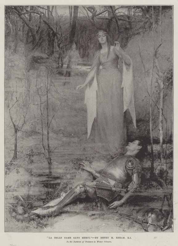 La Belle Dame sans Merci - Henry Meynell Rheam
