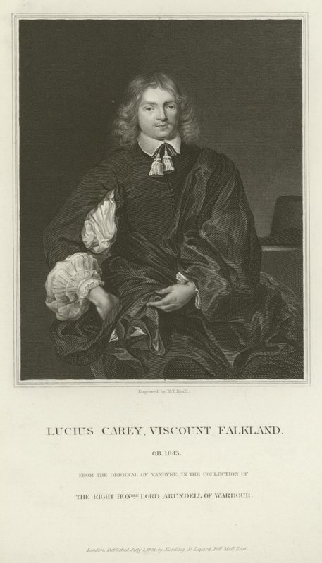 Lucius Cary, vicomte Falkland - Henry Thomas Ryall
