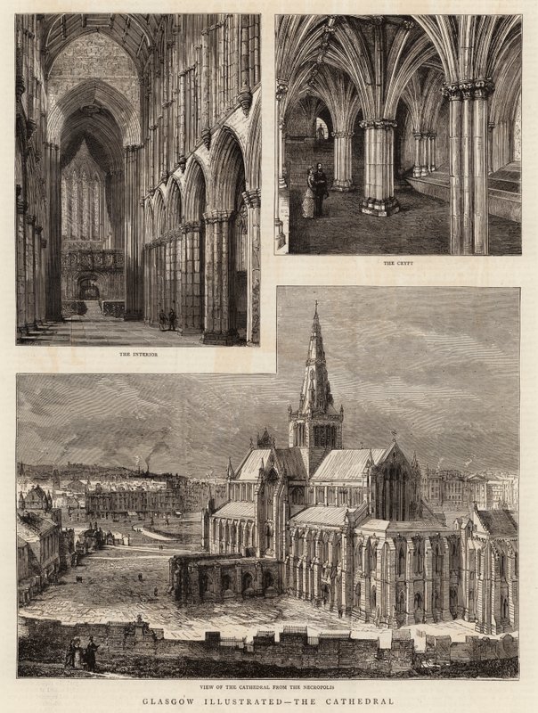 Glasgow illustré, la cathédrale - Henry William Brewer