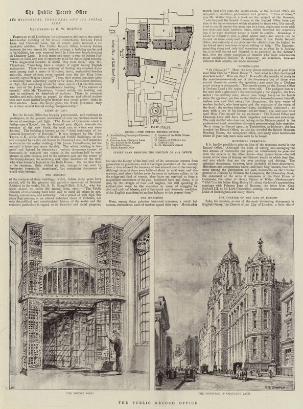 Le bureau des archives publiques - Henry William Brewer