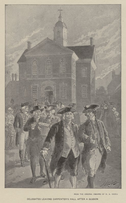 Délégués quittant Carpenter