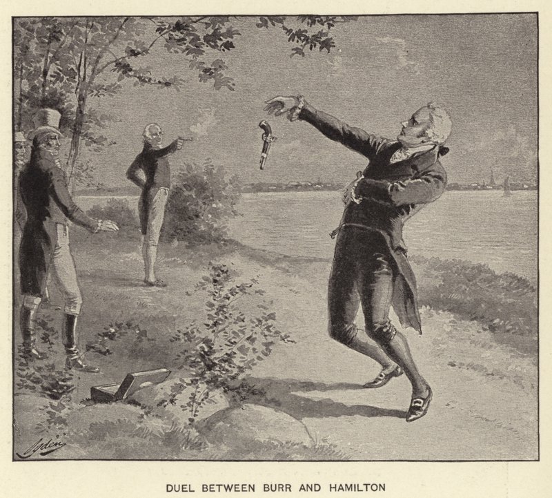 Duel entre Burr et Hamilton - Henry Alexander (after) Ogden