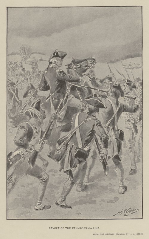 Révolte de la ligne de Pennsylvanie (lithographie) - Henry Alexander (after) Ogden
