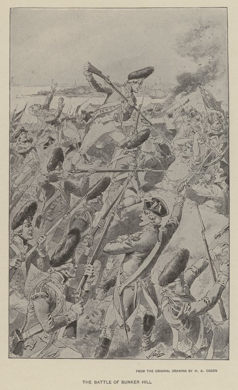 La bataille de Bunker Hill - Henry Alexander (after) Ogden