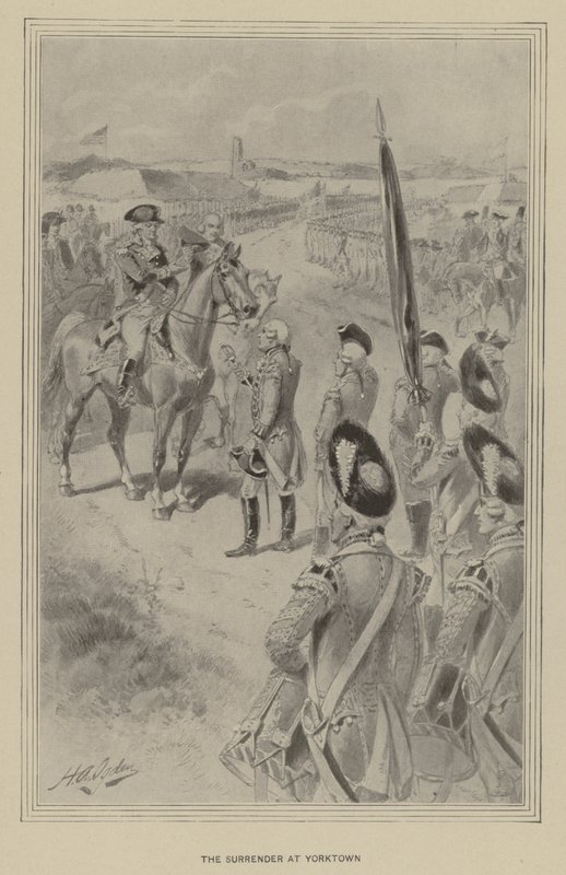La reddition à Yorktown - Henry Alexander (after) Ogden