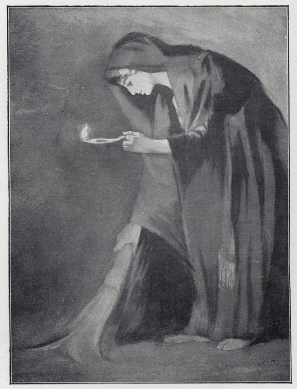 Une femme orientale cherchant une pièce perdue - Henry Andrew Harper