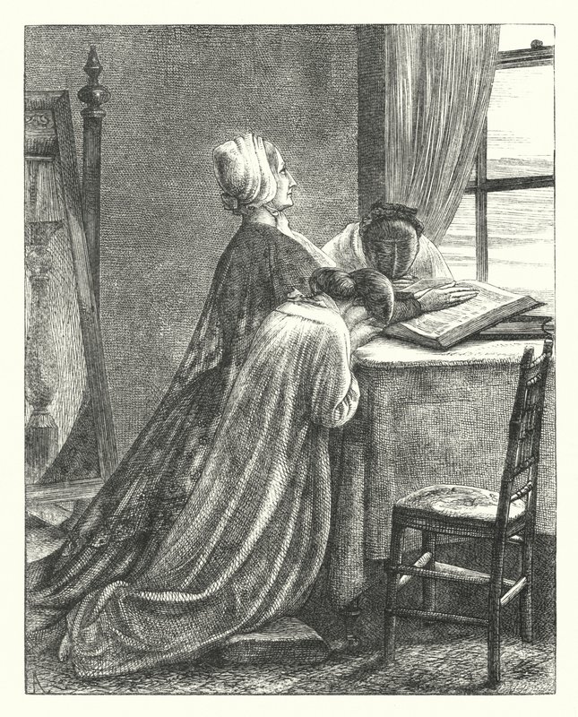 Hymne du soir (gravure) - Henry Hugh Armstead