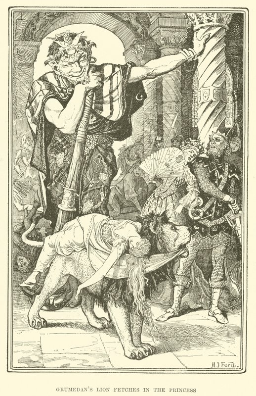 Le Lion de Grumedan ramène la Princesse - Henry Justice Ford