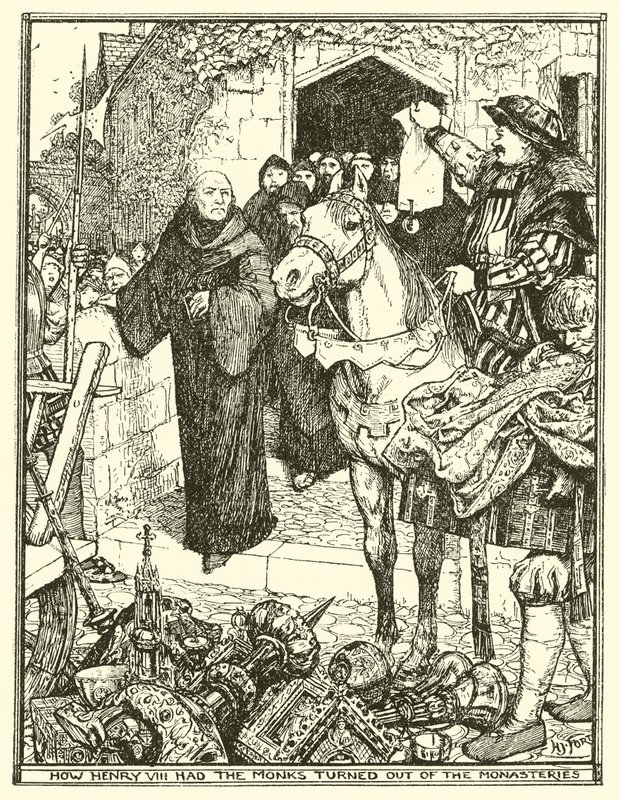 Comment Henri VIII a fait expulser les moines des monastères - Henry Justice Ford