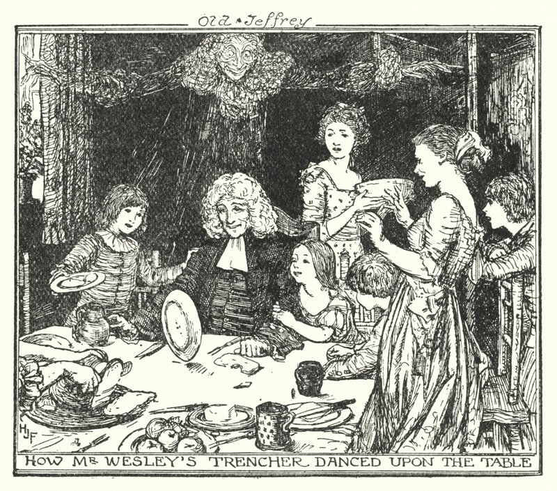 Comment la truelle de M. Wesley a dansé sur la table (litho) - Henry Justice Ford