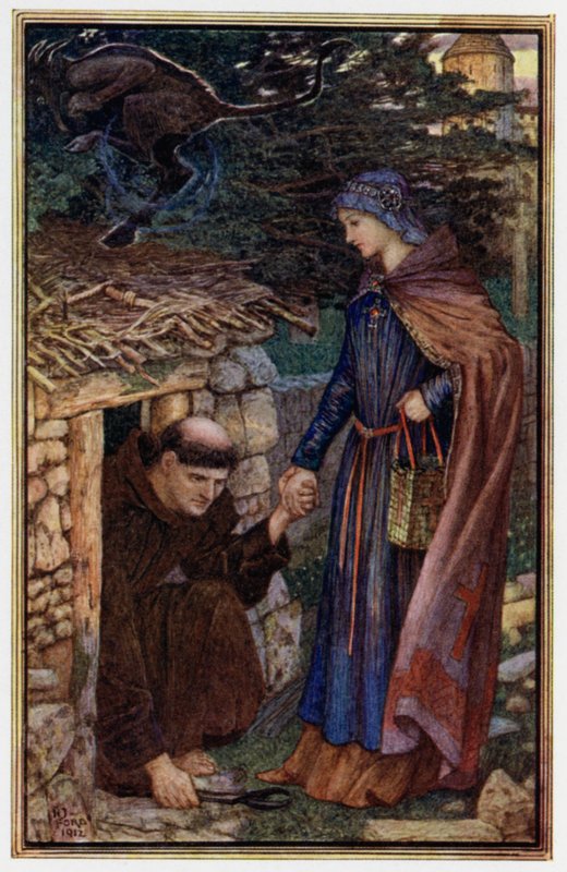 La femme sensée fait quitter sa cellule à Dunstan - Henry Justice Ford