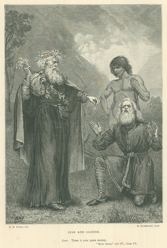 Illustration pour Le Roi Lear - Henry Marriott Paget