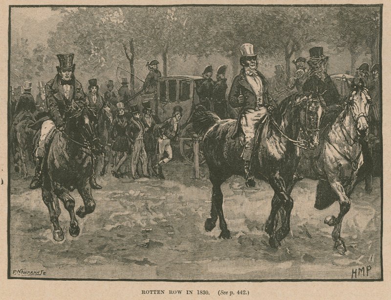 Rotten Row, Hyde Park, Londres, en 1830 - Henry Marriott Paget