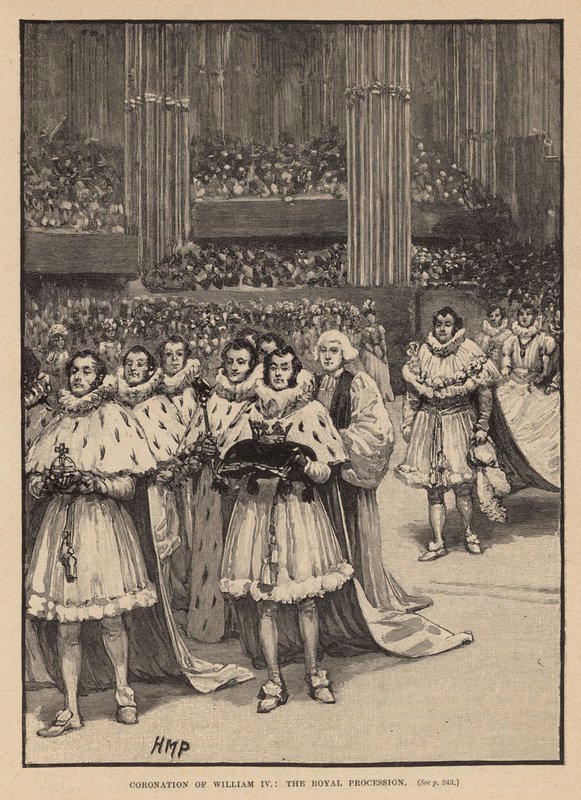 Le couronnement du roi Guillaume IV : la procession royale - Henry Marriott Paget