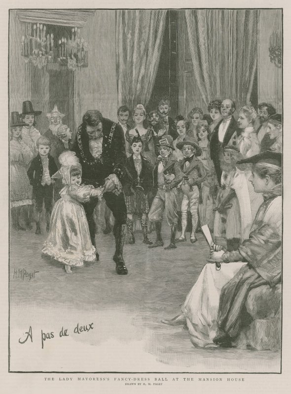 Bal costumé de la Lady Mayoress à Mansion House - Henry Marriott Paget