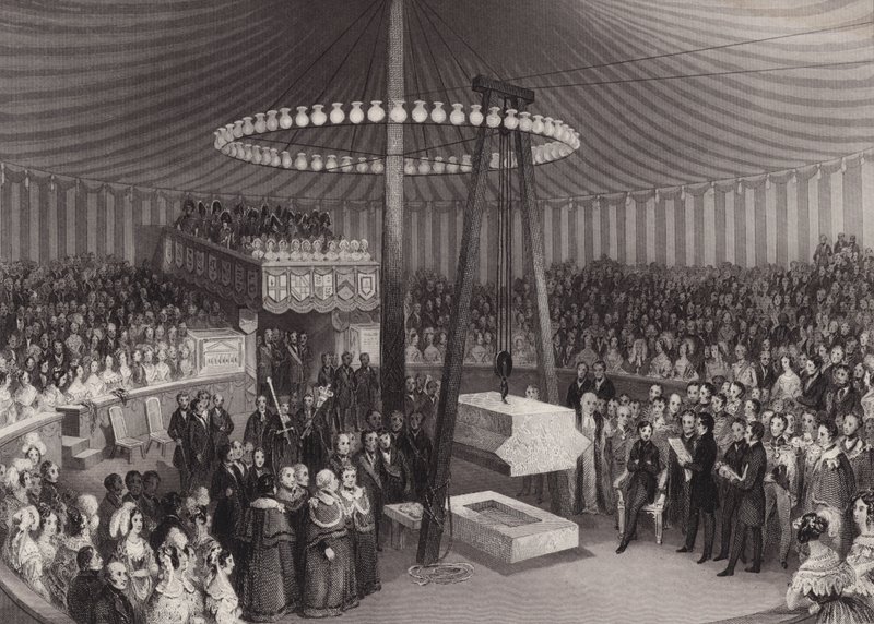 Cérémonie de pose de la première pierre de la Nouvelle Bourse Royale par Albert, Prince Consort, Londres - Henry Melville